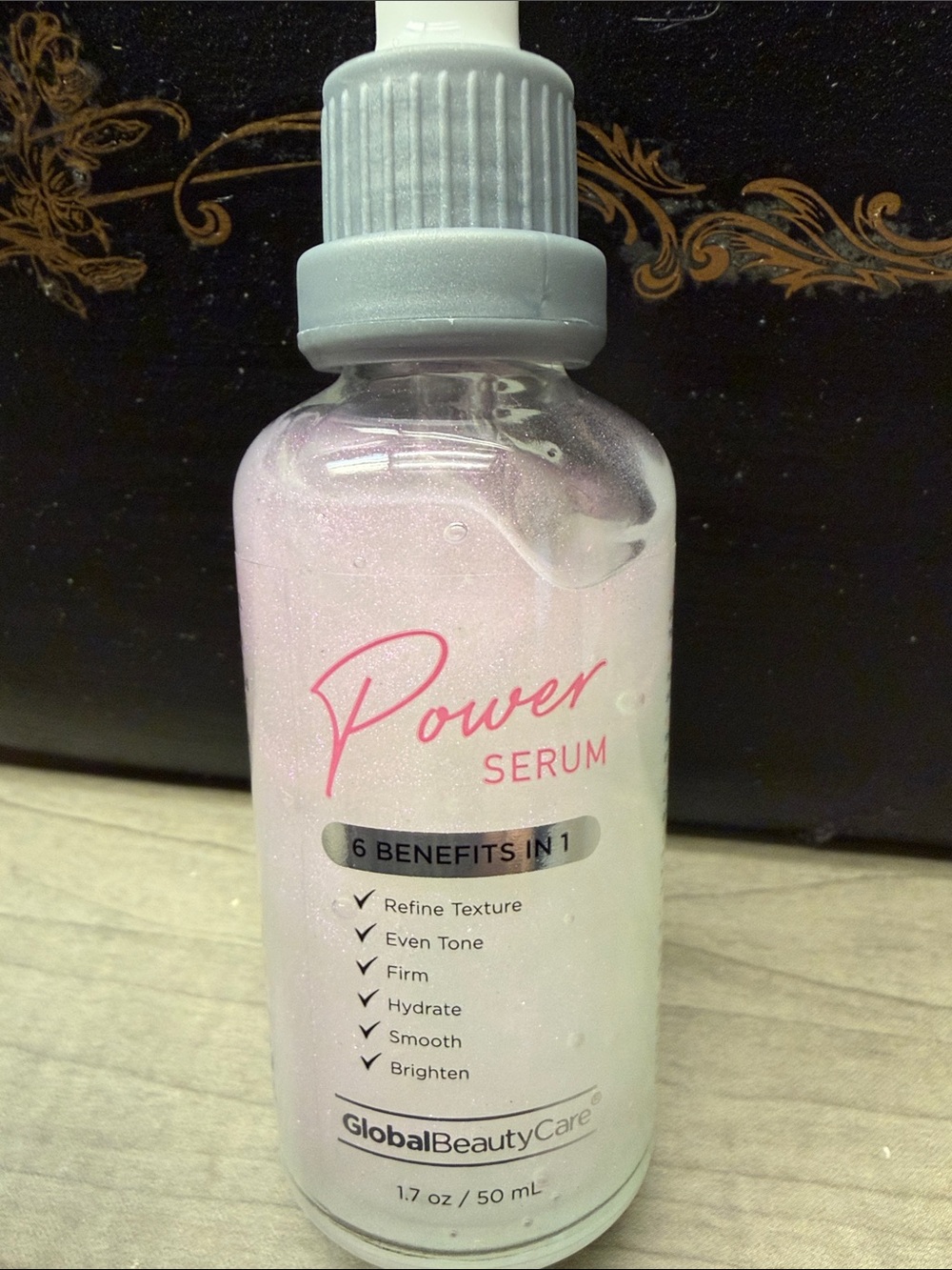 Global Beauty Care Power Serum – Shimmery Pink Hydrating Face Serum